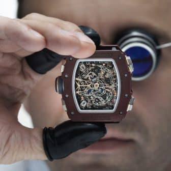 Richard Mille RM 41-01 Tourbillon Soccer watch in Red Carmin Basalt TPT