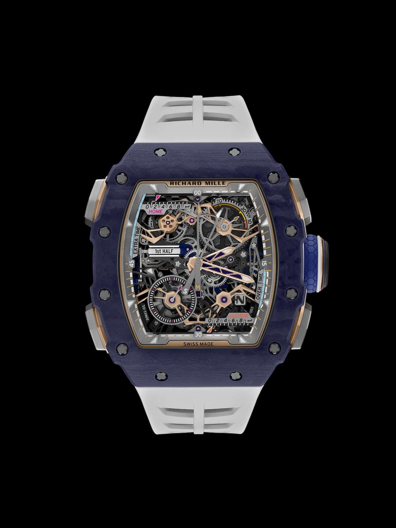 RM 41-01 Tourbillon Soccer in Dark Blue Quartz TPT |