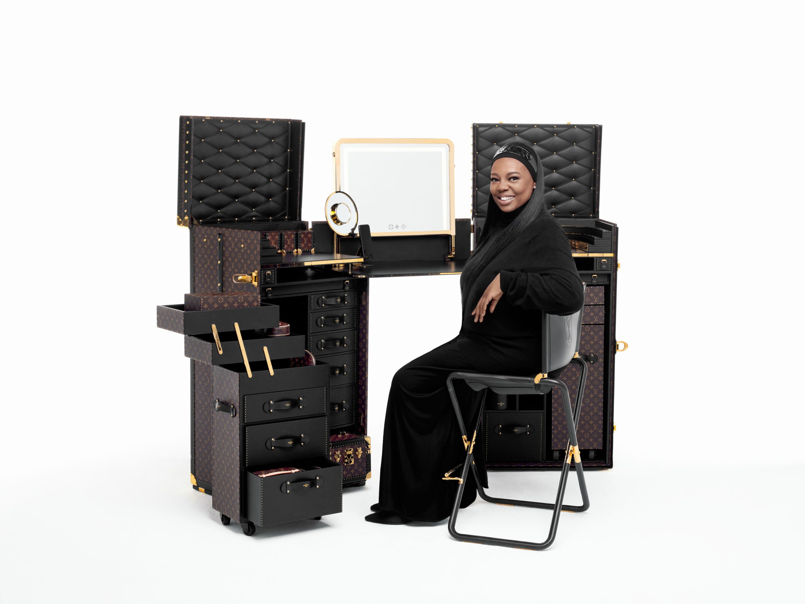Pat McGrath shot by Steven Meisel for Louis Vuitton La Beaute Louis Vuitton