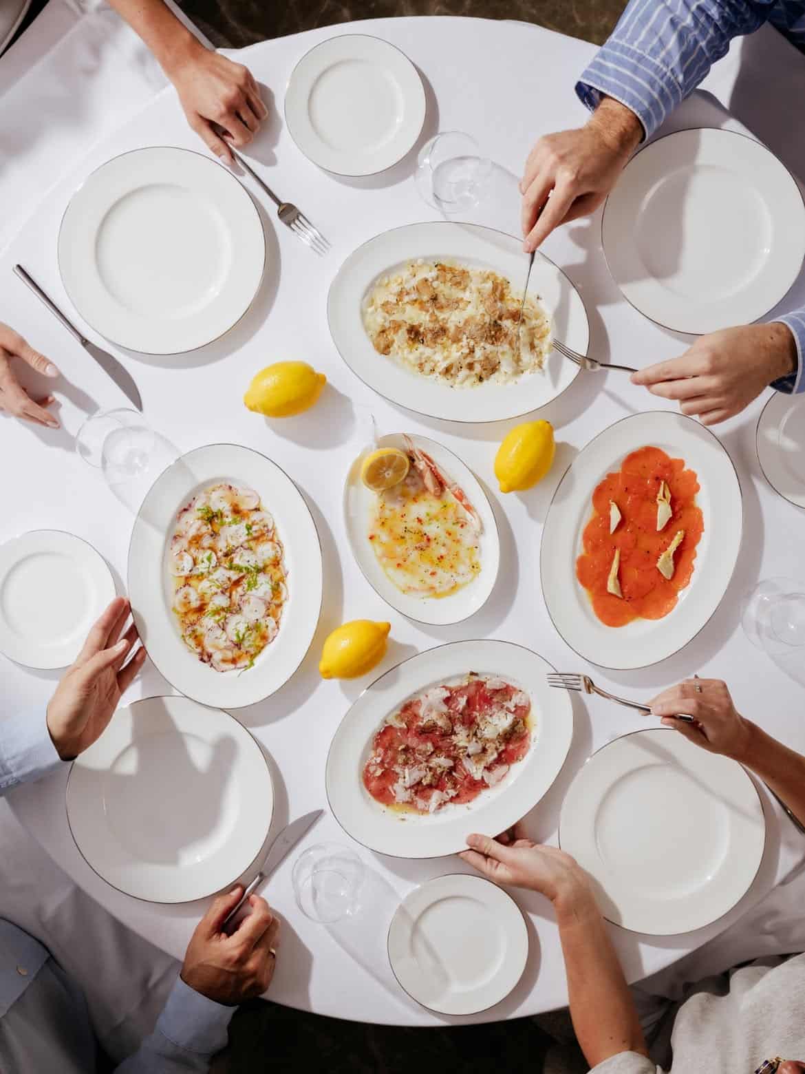 Carpaccio, the Italian way. 🇮🇹From delicate seafood selections to classic veal with truffle, e