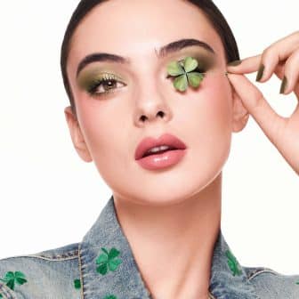 Deva Cassel Wearing the new dior beauty Collection Lucky Charm